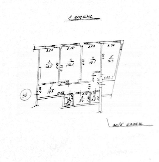 Фото №6: 3-комнатная квартира 107 м² - Мариуполь, Жовтневый, р. Центральный, ул. Бахчиванджи, 27А