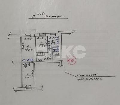 Фото №11: 3-комнатная квартира 56 м² - Мариуполь, Жовтневый, р. Центральный, пр-кт Ленина, 102
