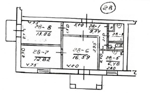 Фото №7: 3-комнатная квартира 63 м² - Мариуполь, р. Ильичёвский, пр-кт Ильича, 137