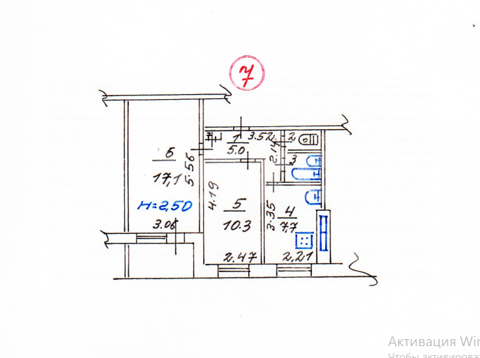 Фото №14: 2-комнатная квартира 45 м² - Мариуполь, р. Жовтневый, ул. Энгельса, 62