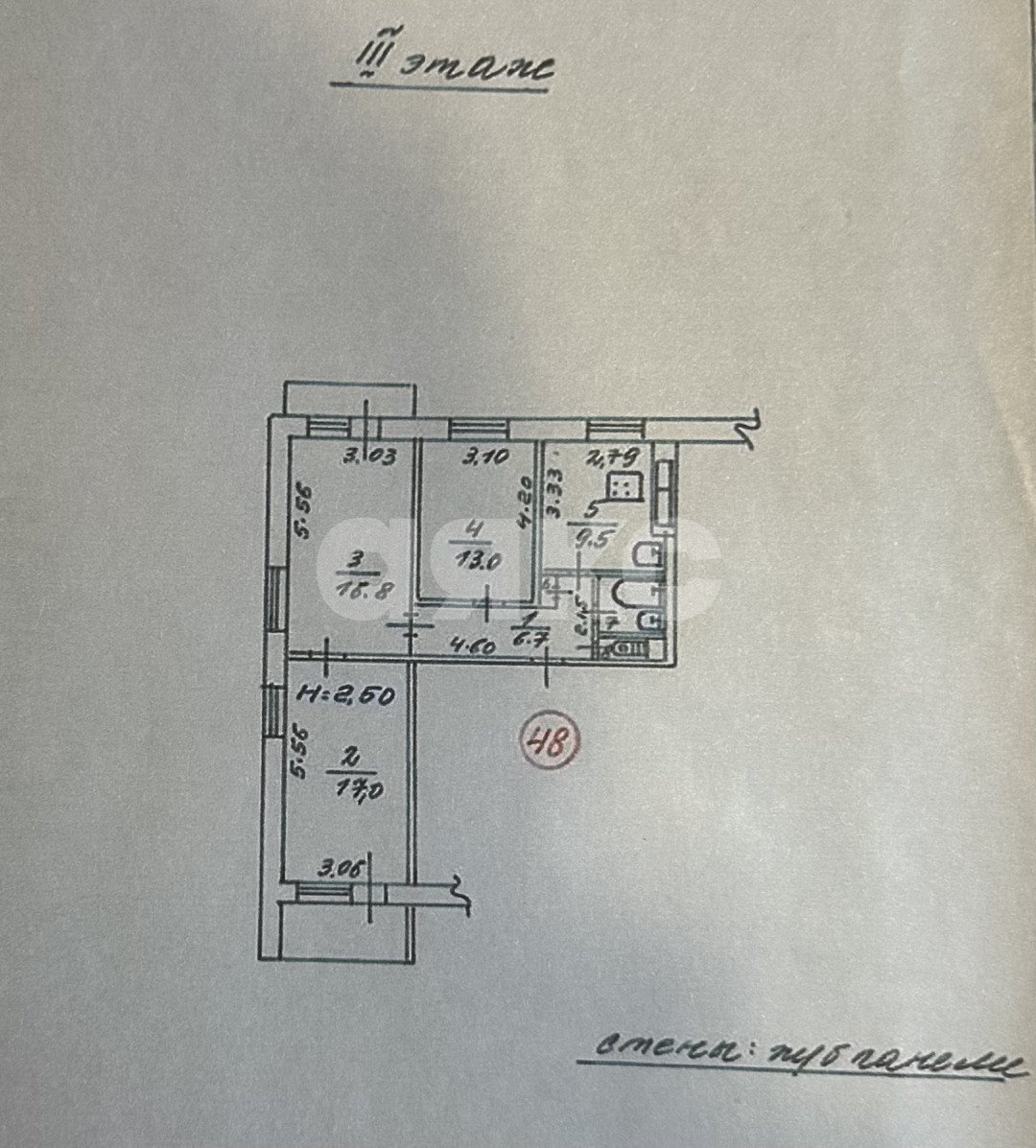 Фото №16: 3-комнатная квартира 69 м² - Мариуполь, р. Левобережный, пер. Февральский, 28