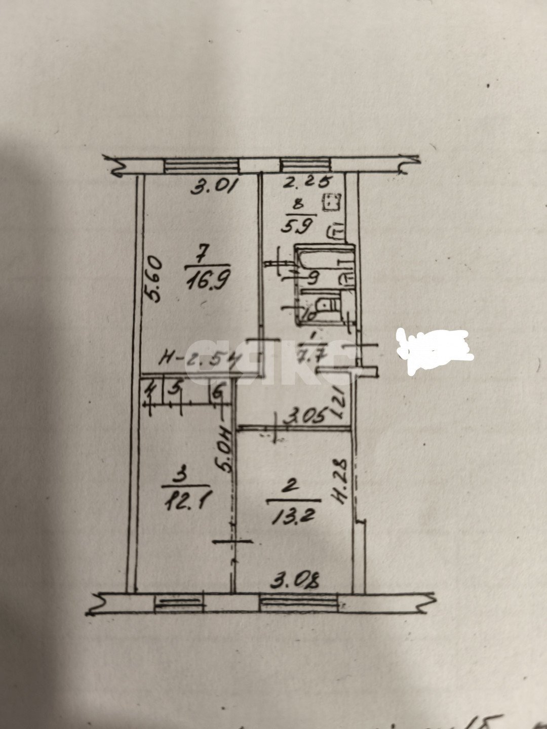 Фото №11: 3-комнатная квартира 60 м² - Мариуполь, р. Центральный, ул. Куприна, 21А