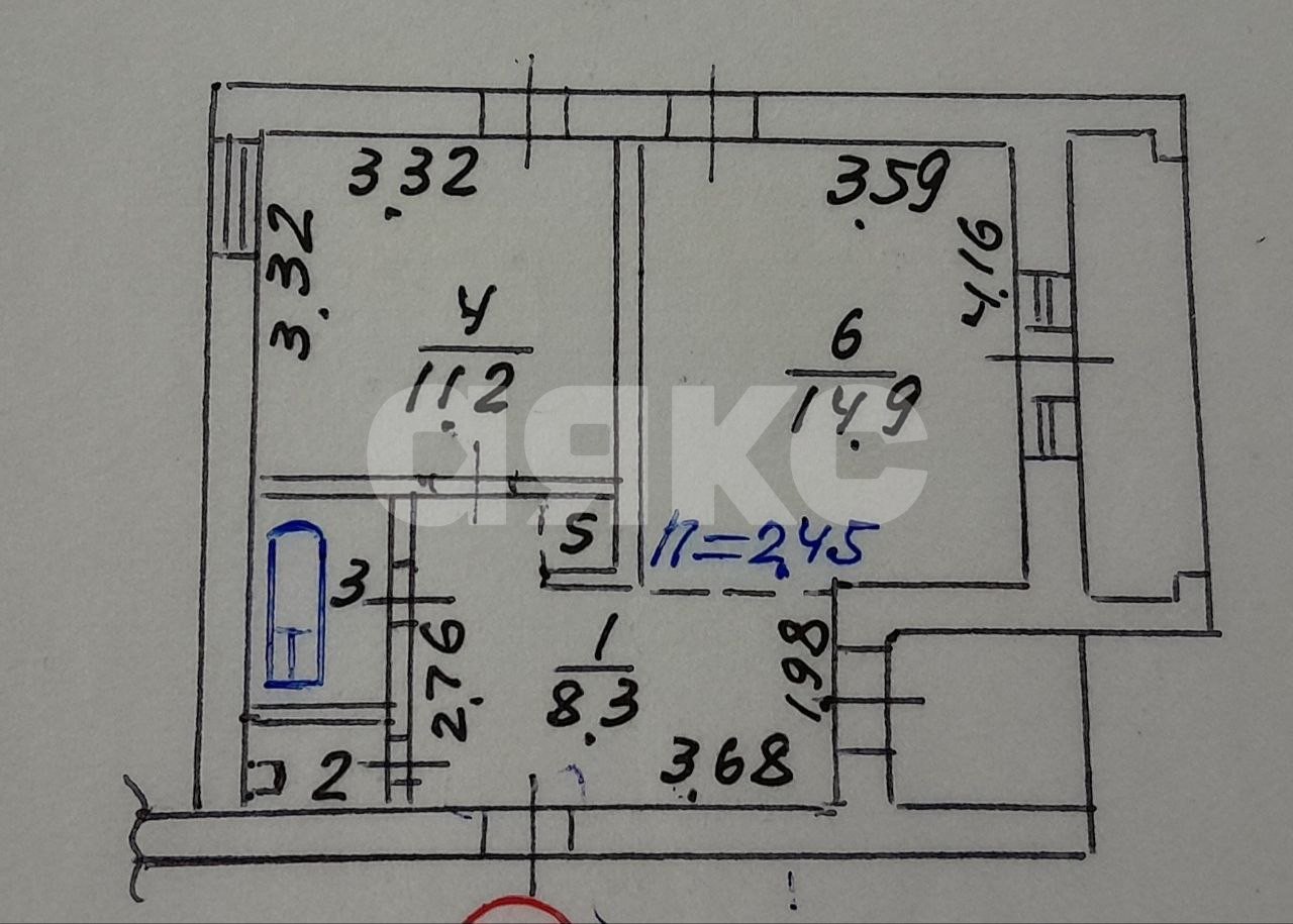 Фото №11: 2-комнатная квартира 41 м² - Мариуполь, Приморский, мкр. Черёмушки, ул. Цыбулько, 3