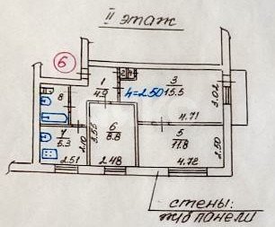 Фото №20: 3-комнатная квартира 51 м² - Мариуполь, р. Жовтневый, б-р Богдана Хмельницкого, 10/9