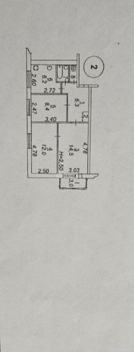Фото №14: 3-комнатная квартира 53 м² - Мариуполь, р. Приморский, пр-кт Нахимова, 114А