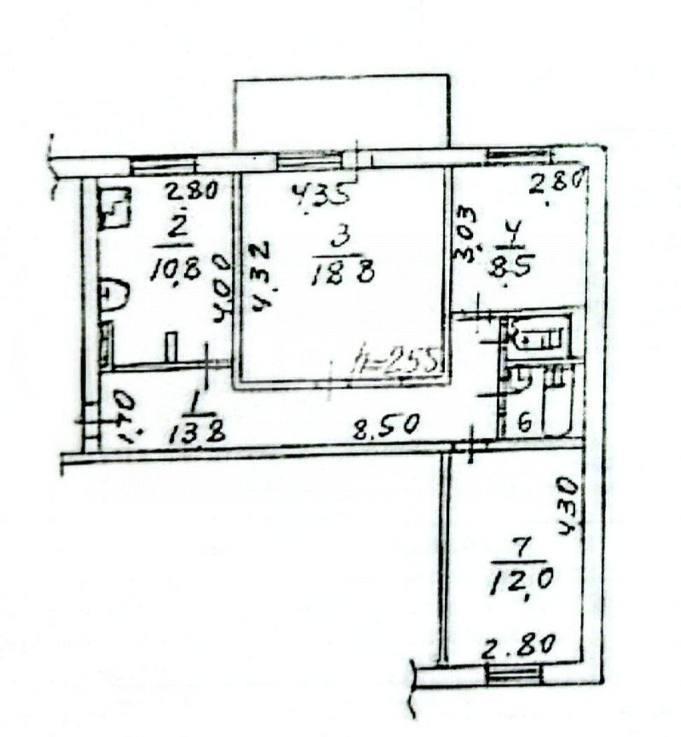 Фото №10: 3-комнатная квартира 68 м² - Мариуполь, р. Жовтневый, ул. Куприна, 15