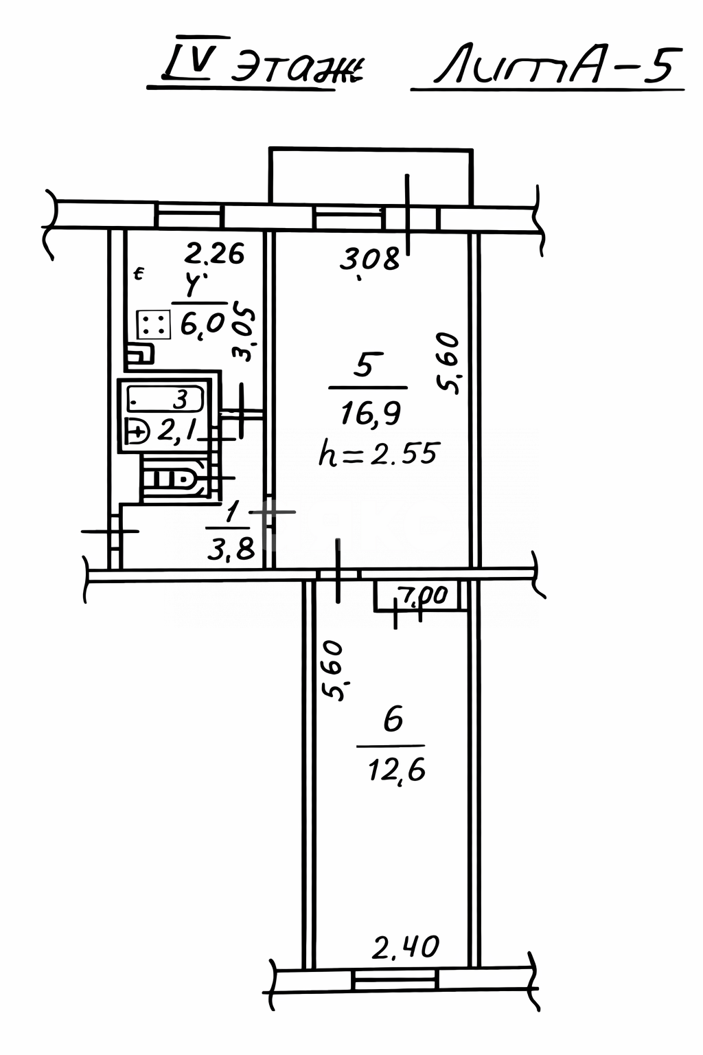 Фото №12: 2-комнатная квартира 43 м² - Мариуполь, Левобережный, мкр. 2-й участок, ул. Воинов-Освободителей, 14